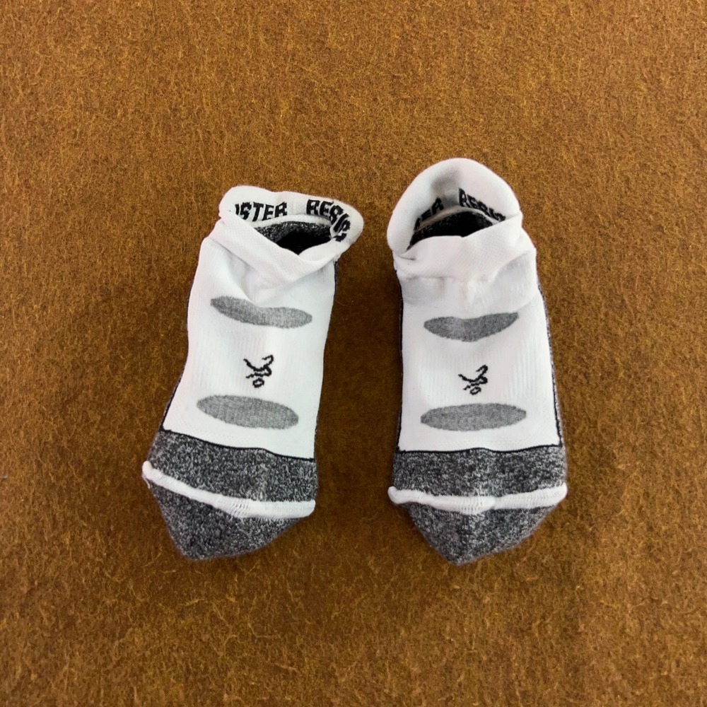 Balega Unisex Small White Blister Resist No Show Running Socks New